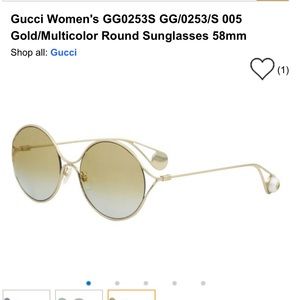 Gucci round sunglasses